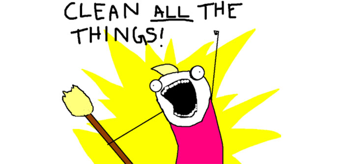 clean all the things